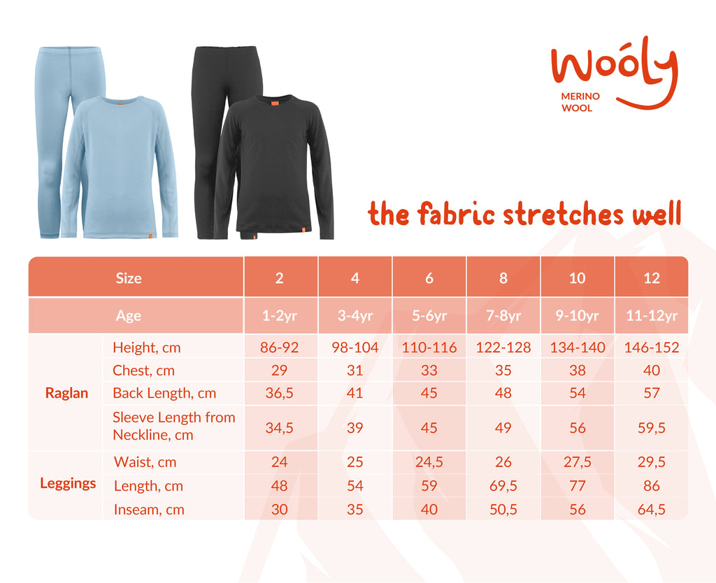 Kid's Thermal Long Underwear Set - Merino Wool