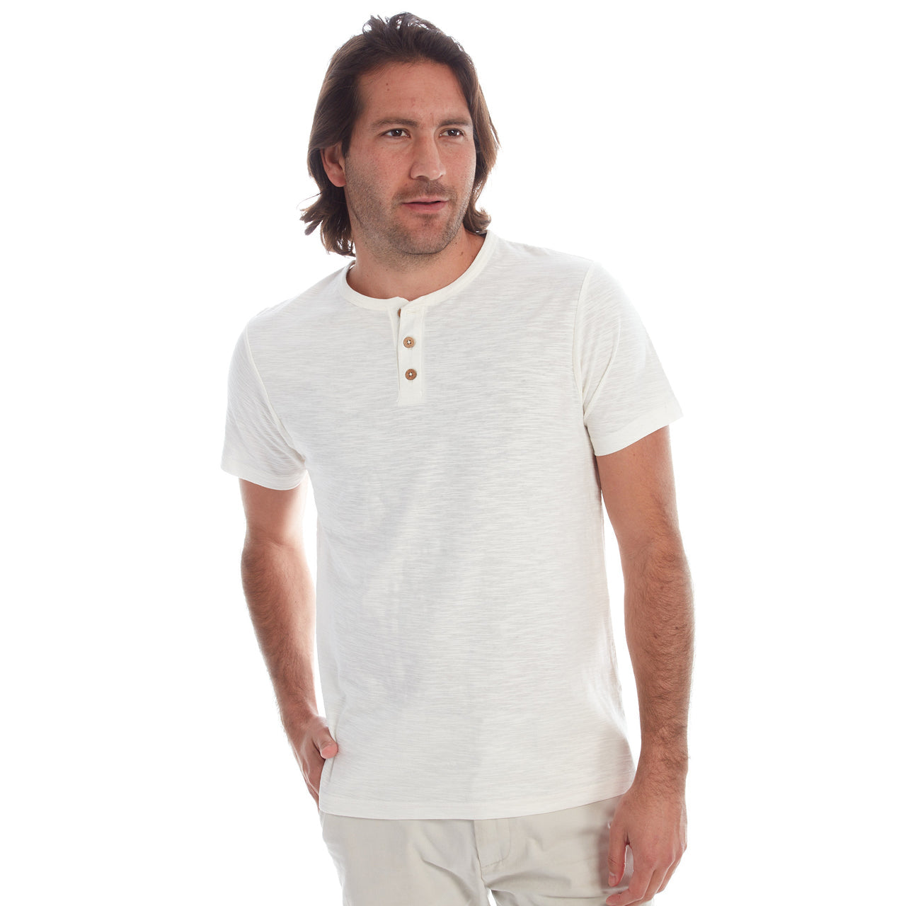 Henley T Shirt - Cotton - Men's shirts