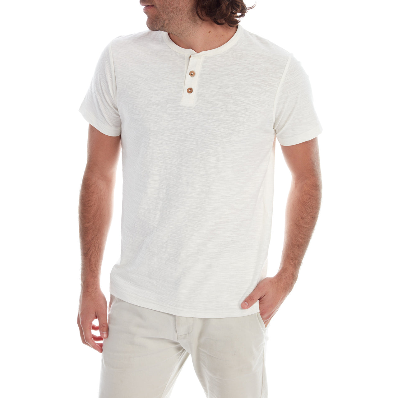 Henley T Shirt - Cotton - Men's shirts
