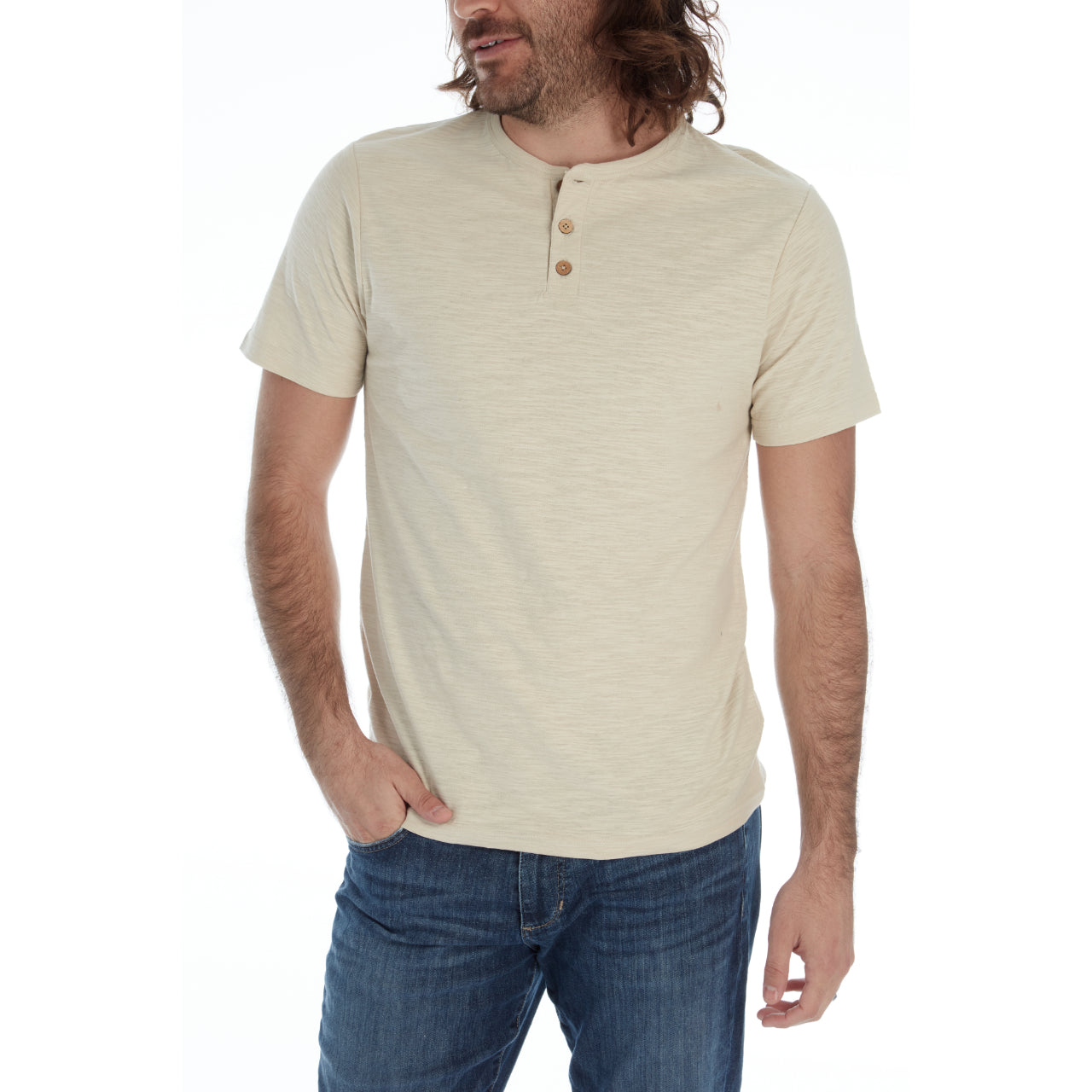 Henley T Shirt - Cotton - Men's shirts