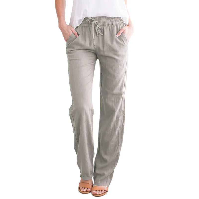 Linen Pants - Wide Leg Fit