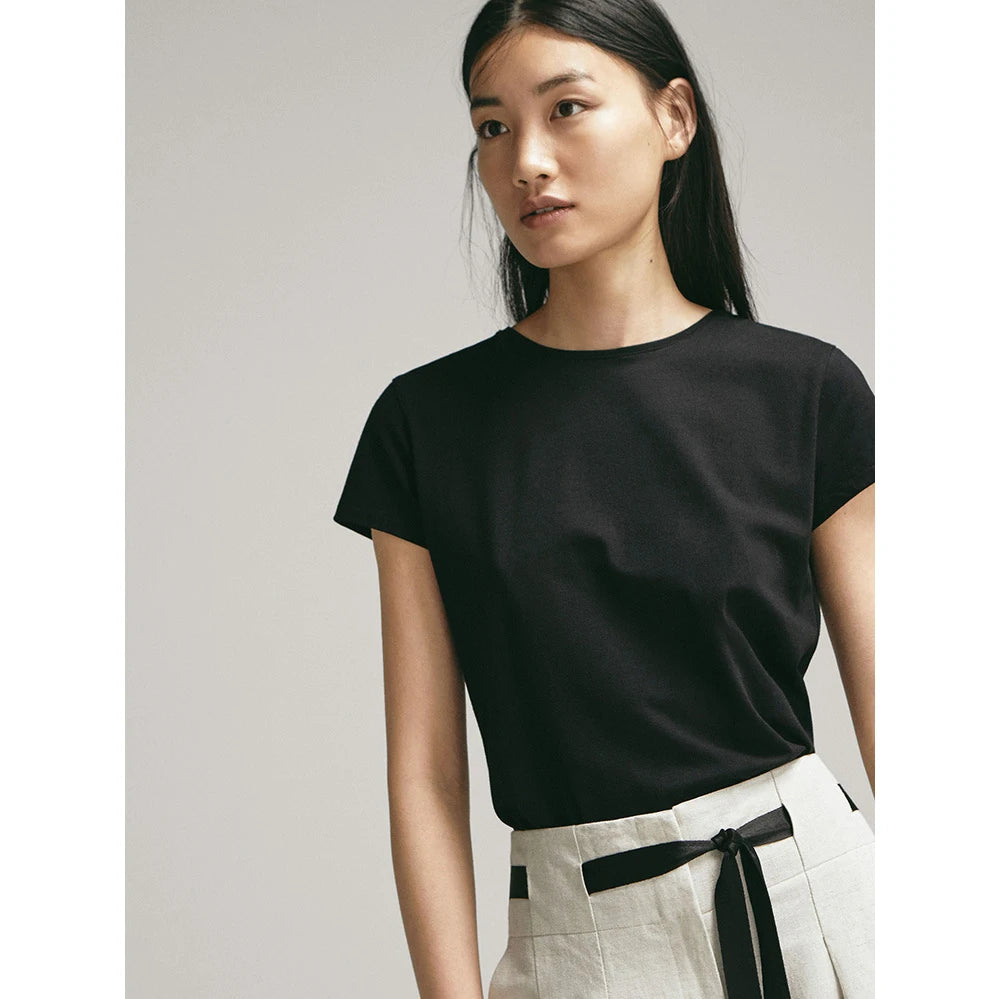 Women's T-Shirt - Short Sleeves - 100% Cotton