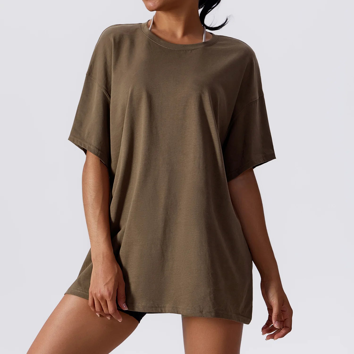 Oversized Hombre T-shirt - 100% Cotton - Women's