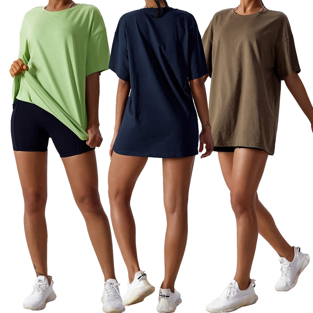 Oversized Hombre T-shirt - 100% Cotton - Women's