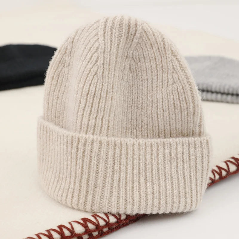 Kids Beanie - Winter Hat - 100% Wool