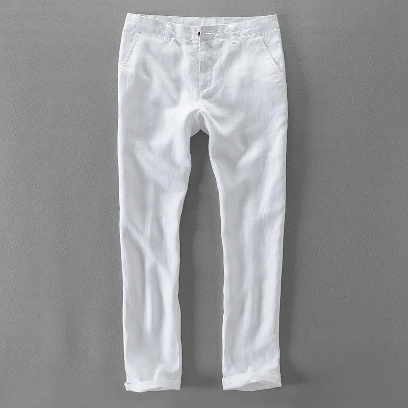 Men's Linen Dress Pants - 100% Linen