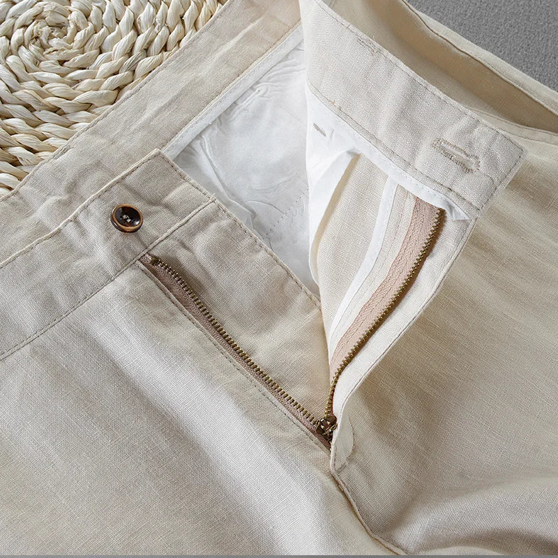 Men's Linen Dress Pants - 100% Linen