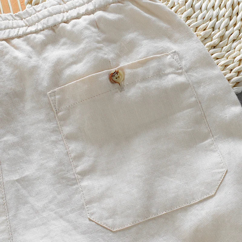 Men's Linen Linen Pants - 100% Linen