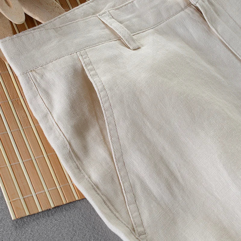 Men's Linen Dress Pants - 100% Linen