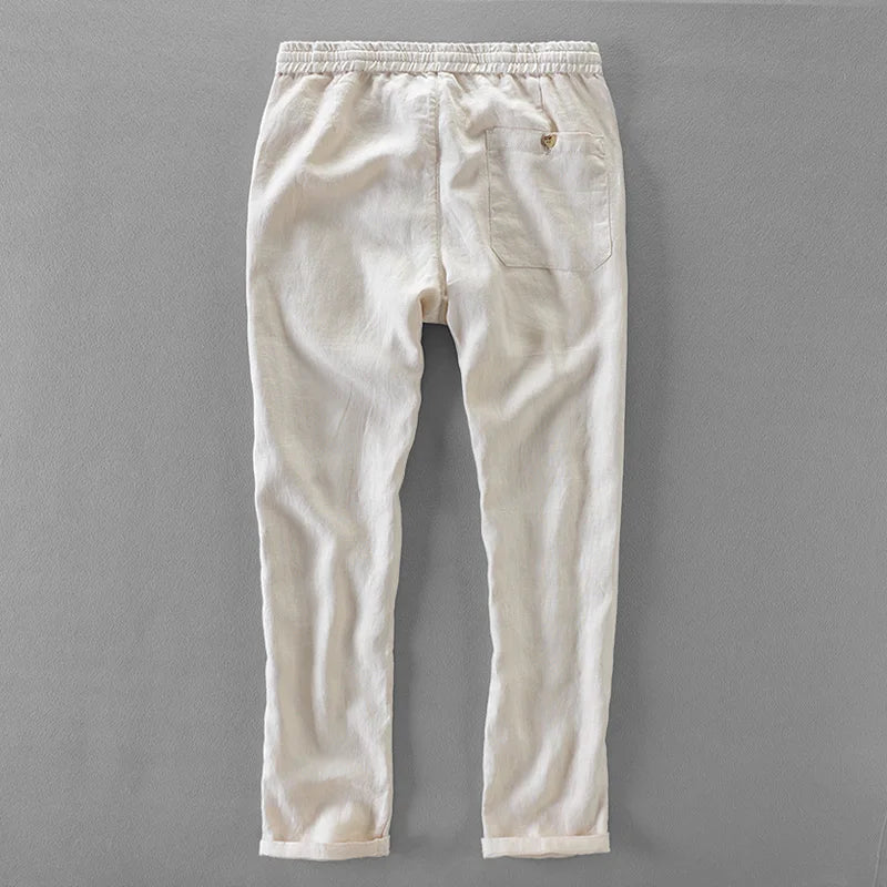 Men's Linen Linen Pants - 100% Linen