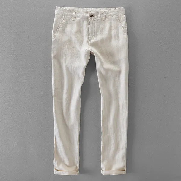 Men's Linen Dress Pants - 100% Linen