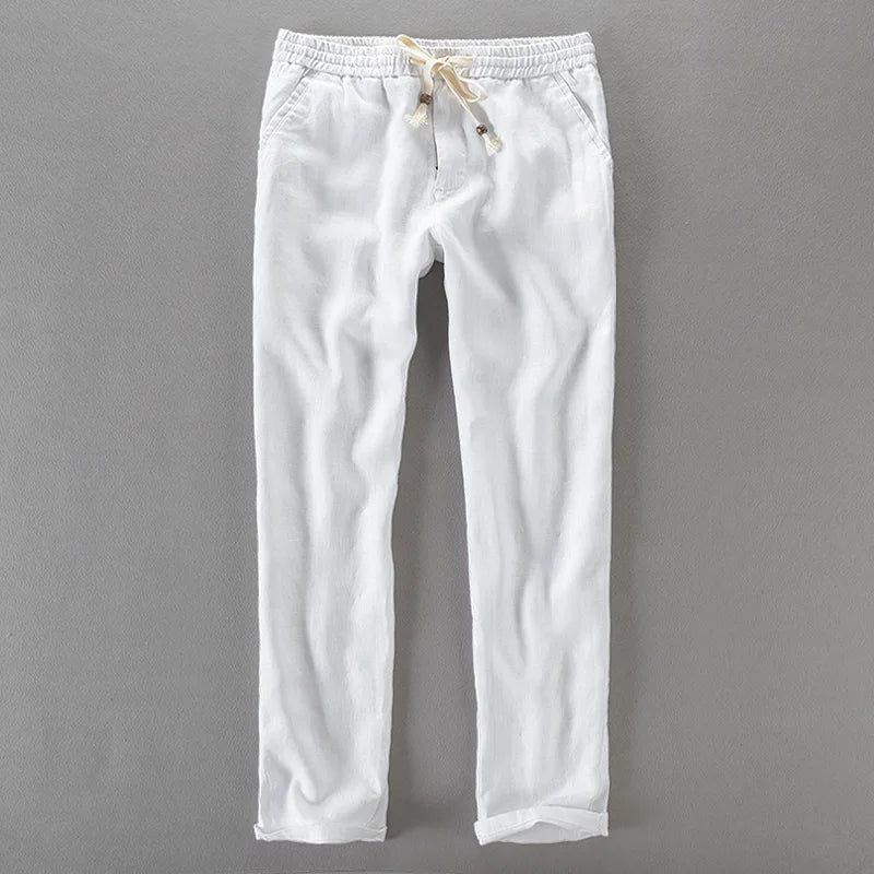 Men's Linen Linen Pants - 100% Linen