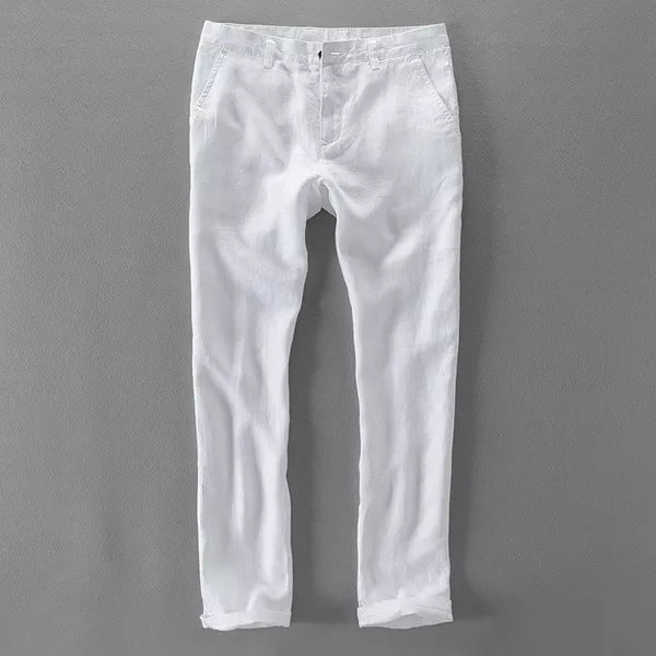 Men's Linen Dress Pants - 100% Linen