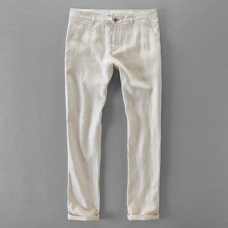 Men's Linen Dress Pants - 100% Linen