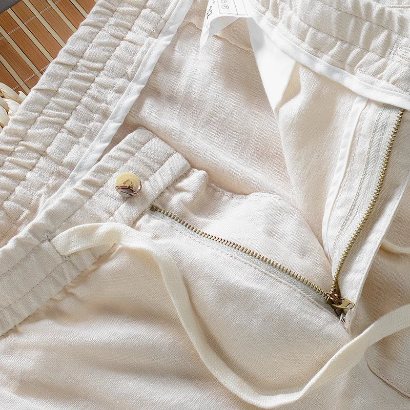 Men's Linen Linen Pants - 100% Linen
