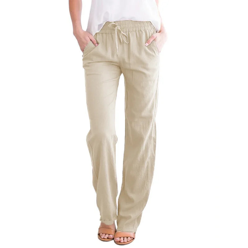 Linen Pants - Wide Leg Fit
