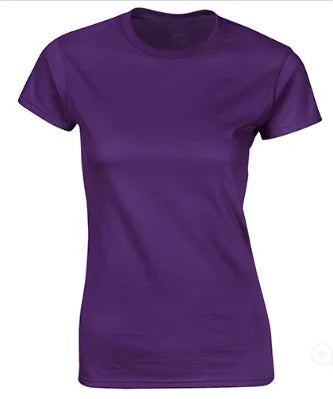 Women's T-Shirt - Short Sleeves - 100% Cotton