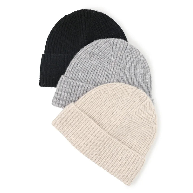 Kids Beanie - Winter Hat - 100% Wool