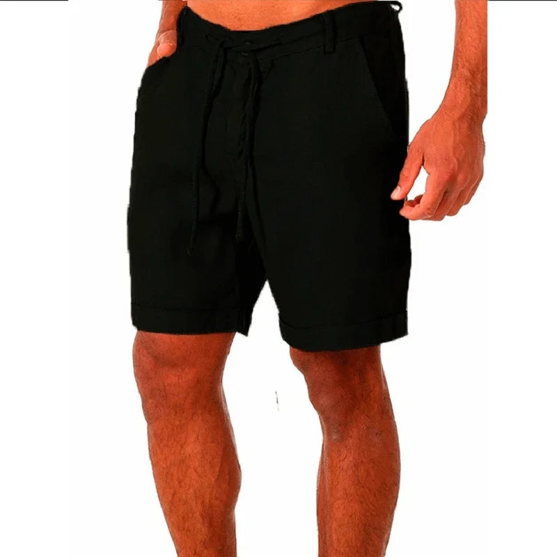 Men's Cotton and Linen Shorts