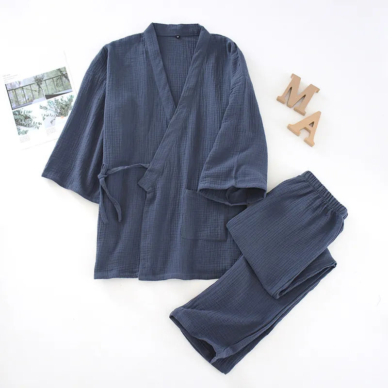 Kimono Set - Pajamas - 100%Cotton