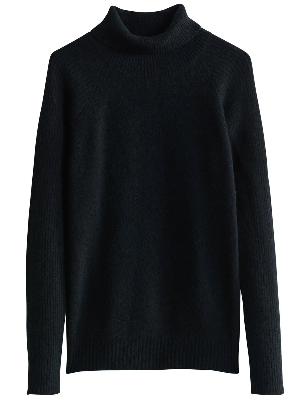 Women's Cashmere Sweater - Turtleneck - 100% Merino Wool