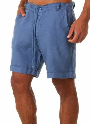 Men's Cotton and Linen Shorts