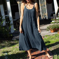Women's Long Dress - Loose Fit - 100% Cotton