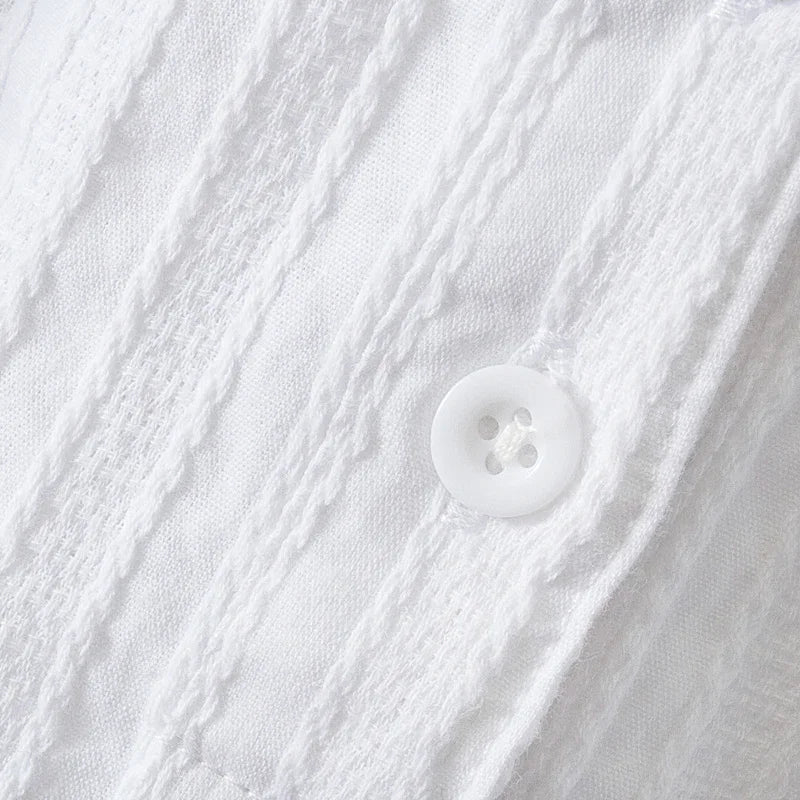 Women's Elegant Blouse - Double Pocket - 100% Cotton