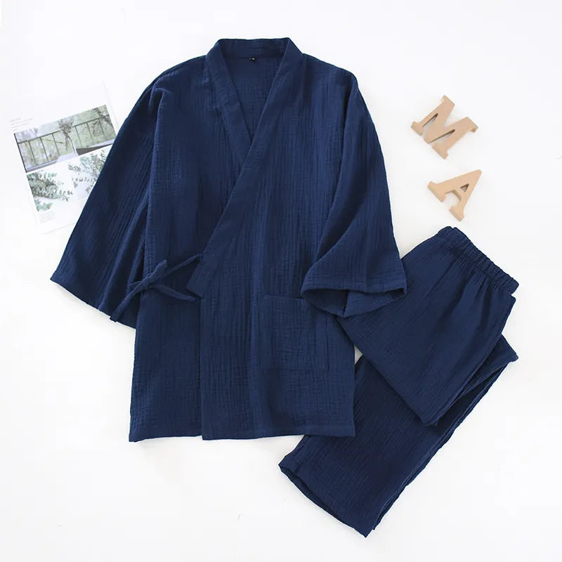 Kimono Set - Pajamas - 100%Cotton