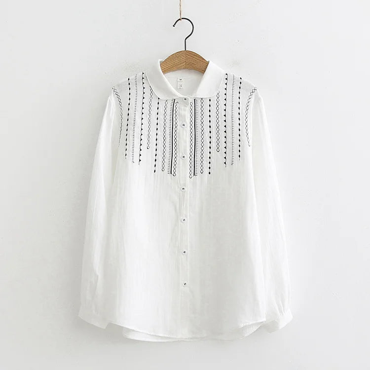 Women's Blouse -  Ukrainian Embroidery - 100% Cotton