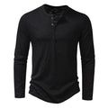 Henley Long sleeve shirt - Cotton